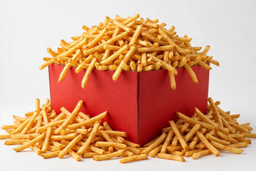 Large Five Guys Style Fries
